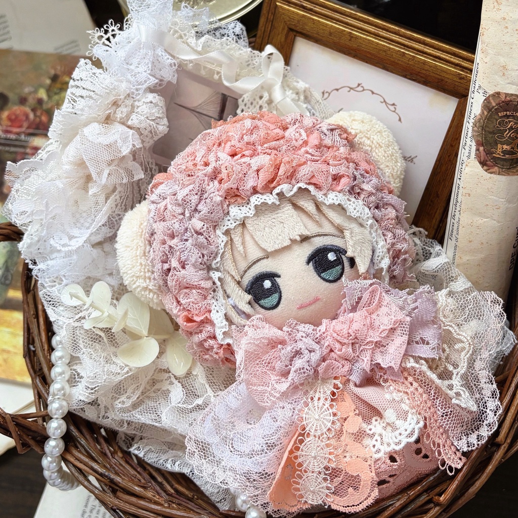 紅月の彩陽、レースぬい服|ちびぐるみ|着ぐるみ|マスコット|いつぬい