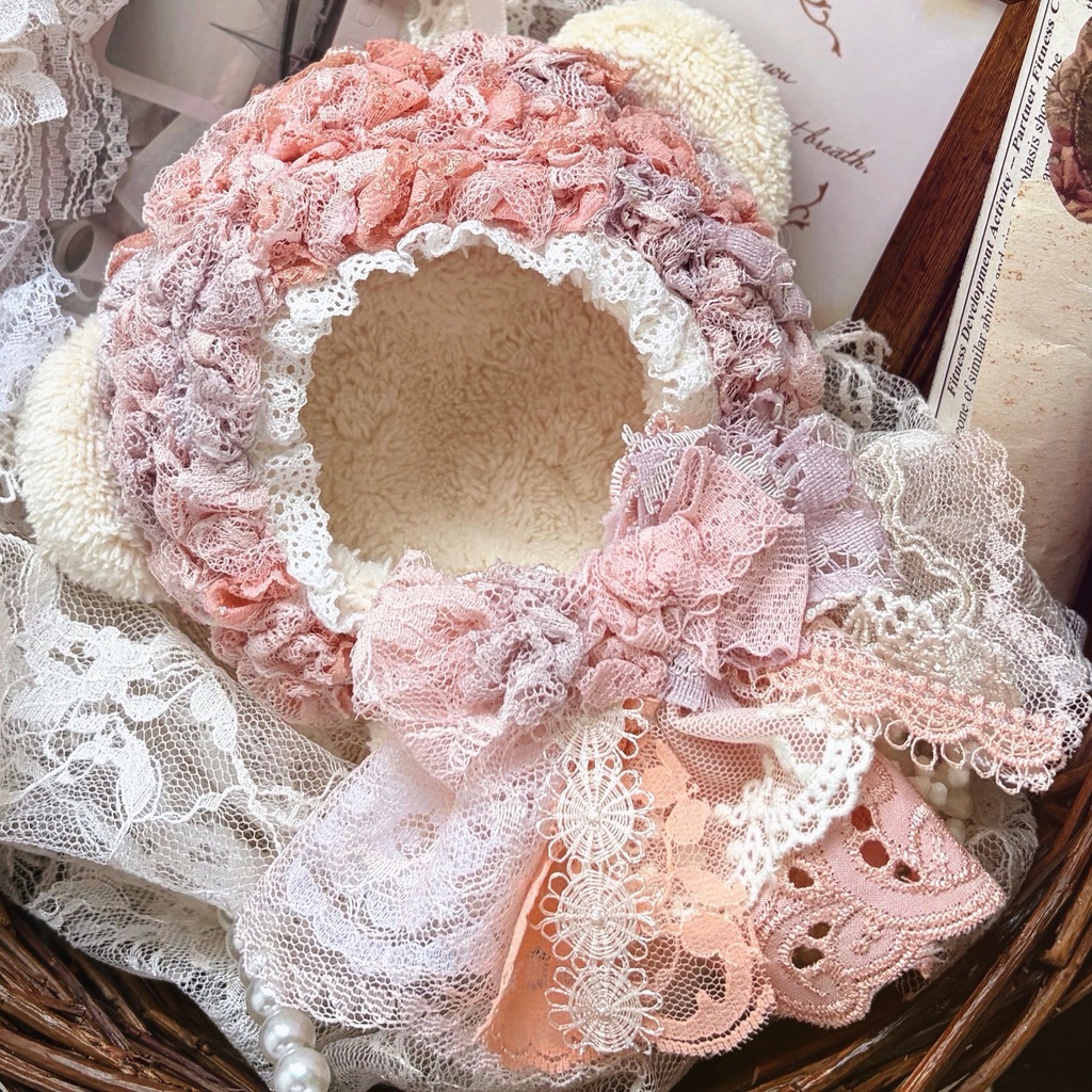 紅月の彩陽、レースぬい服｜ちびぐるみ｜着ぐるみ｜マスコット｜いつぬい