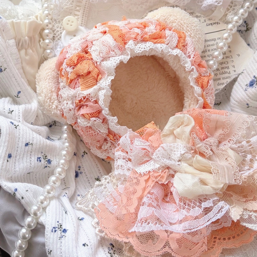 杏夢の和奏、レースぬい服|ちびぐるみ|着ぐるみ|マスコット|いつぬい