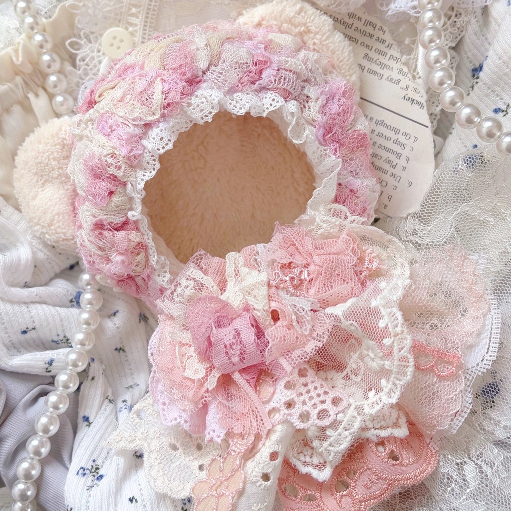紗桜の日奏、レースぬい服|ちびぐるみ|着ぐるみ|マスコット|いつぬい