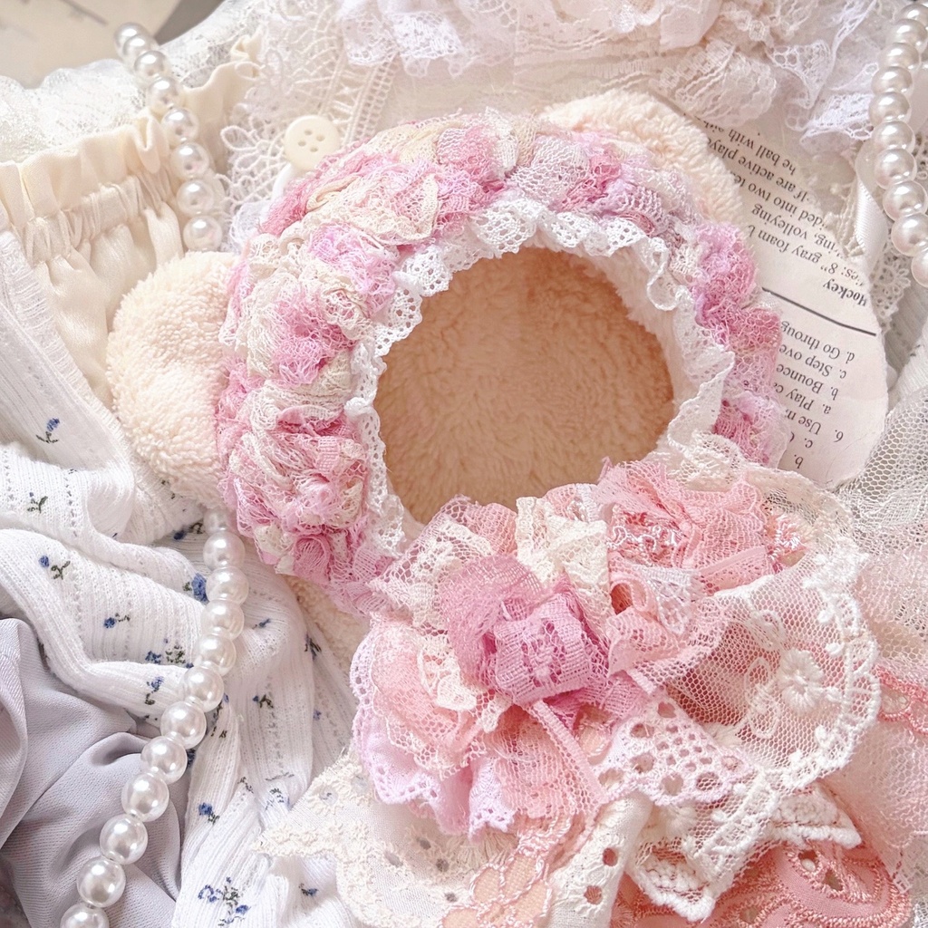 紗桜の日奏、レースぬい服|ちびぐるみ|着ぐるみ|マスコット|いつぬい