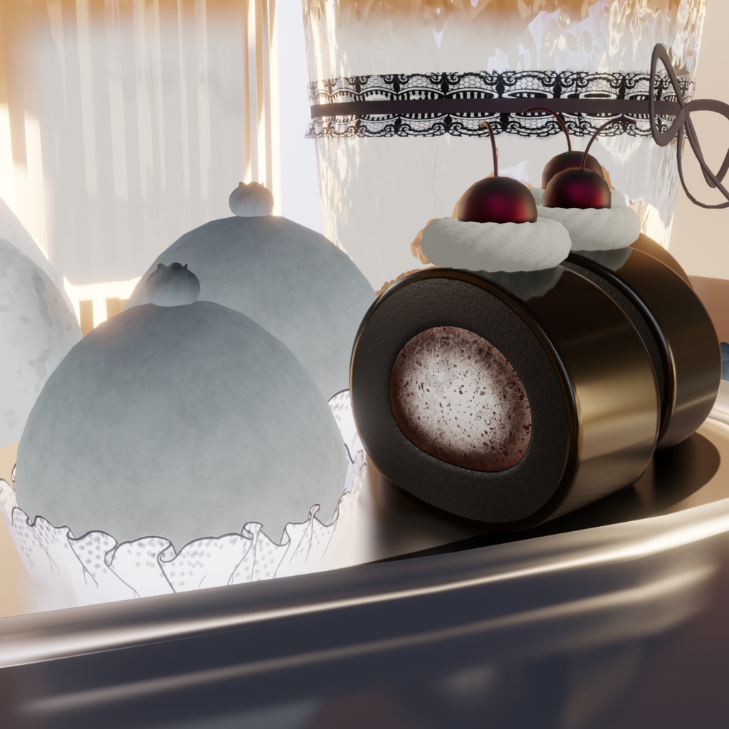 {3D model} Sweet Drinks Pack + Trial Pack