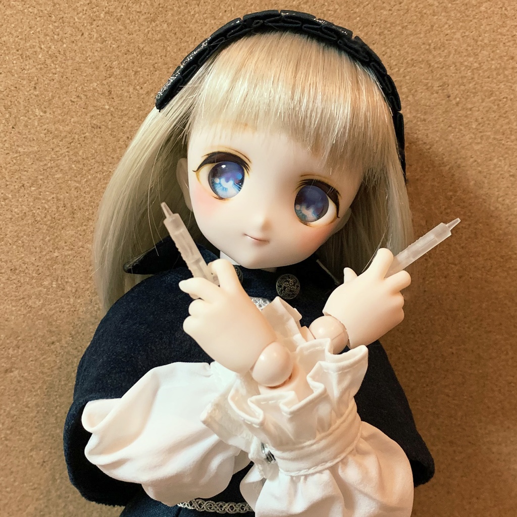 No_SW48 注射器ハンド　セミホワイト