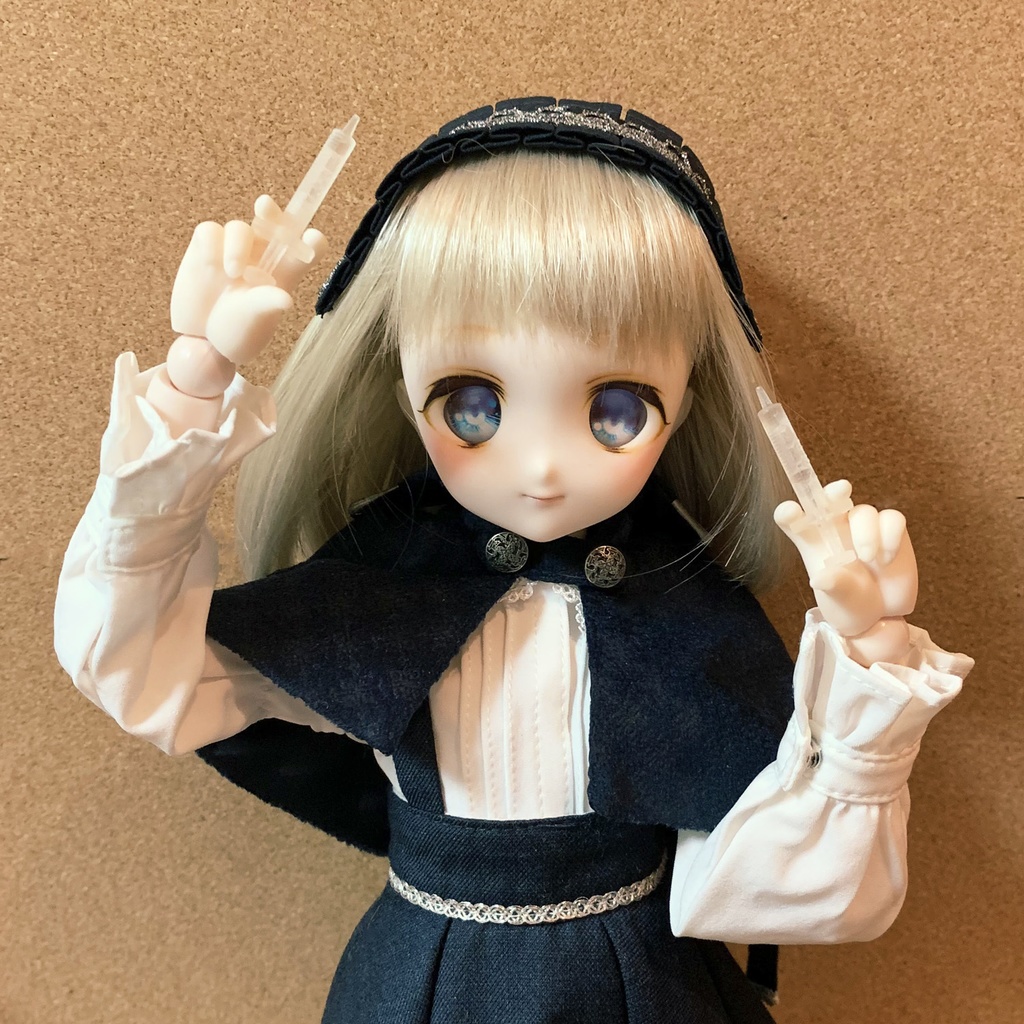 No_SW48 注射器ハンド　セミホワイト