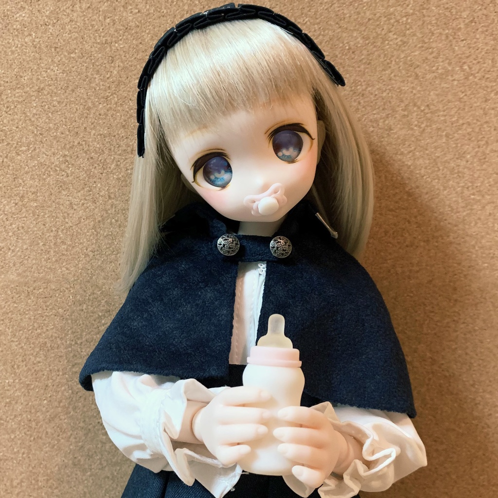 No_SW62　哺乳瓶ハンド　赤ちゃんセット　セミホワイト