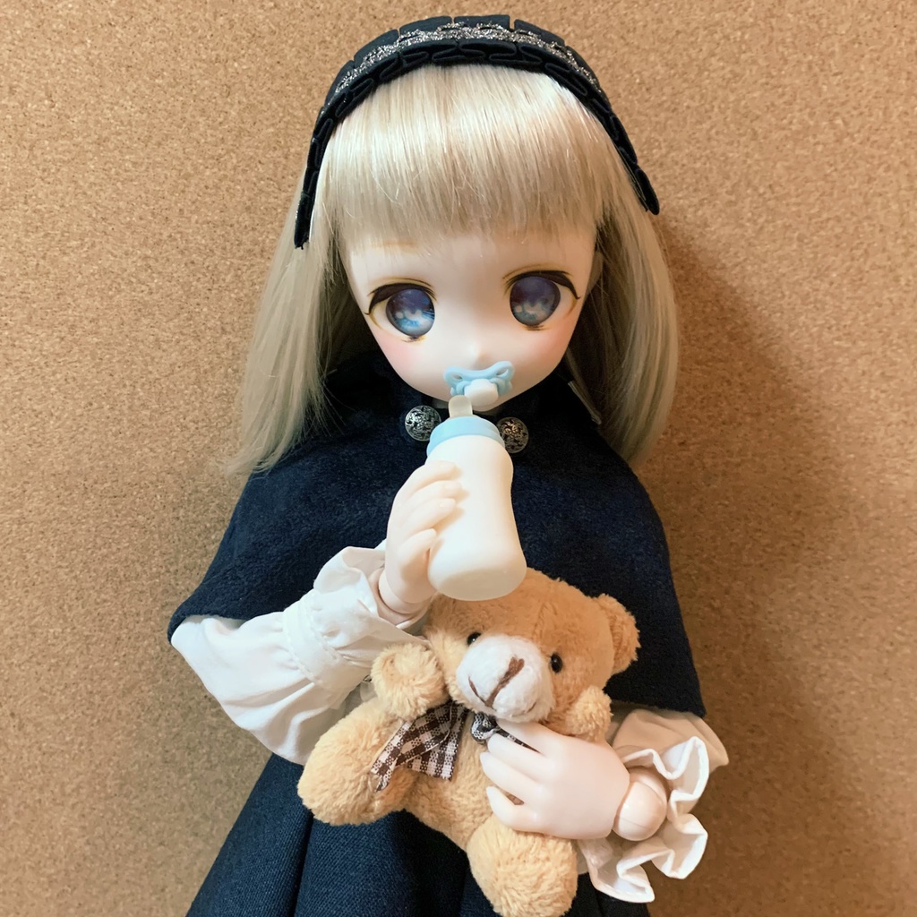 No_SW62　哺乳瓶ハンド　赤ちゃんセット　セミホワイト