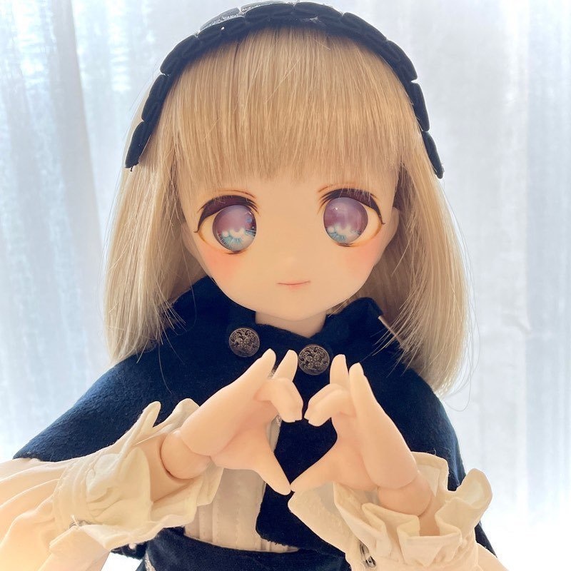 No_SW77　キツネハートハンド　セミホワイト