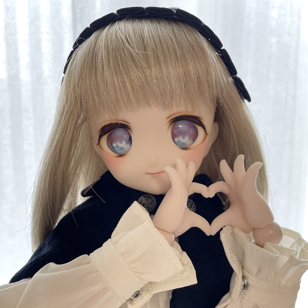 No_SW81　ぎゅっと!ハートハンド(一体型)　セミホワイト