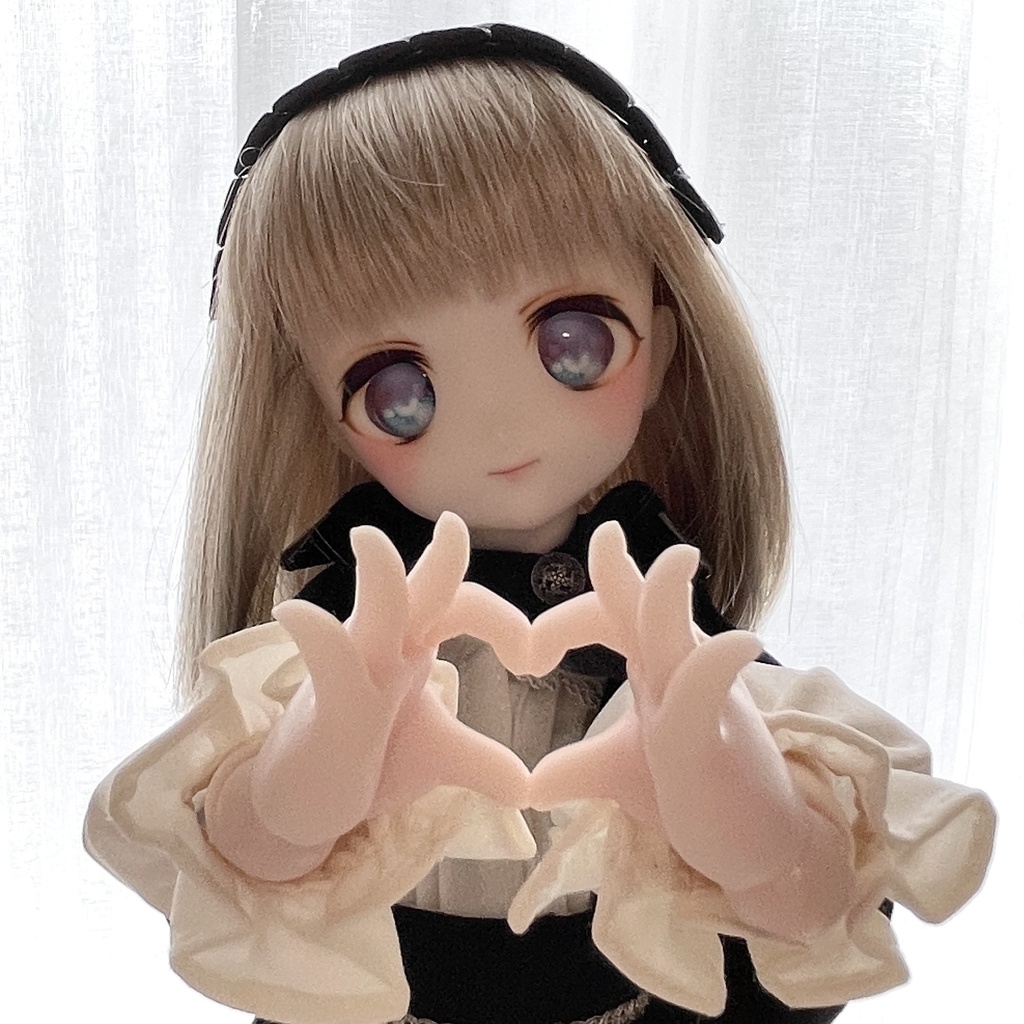 No_SW81 ぎゅっと!ハートハンド(一体型) セミホワイト