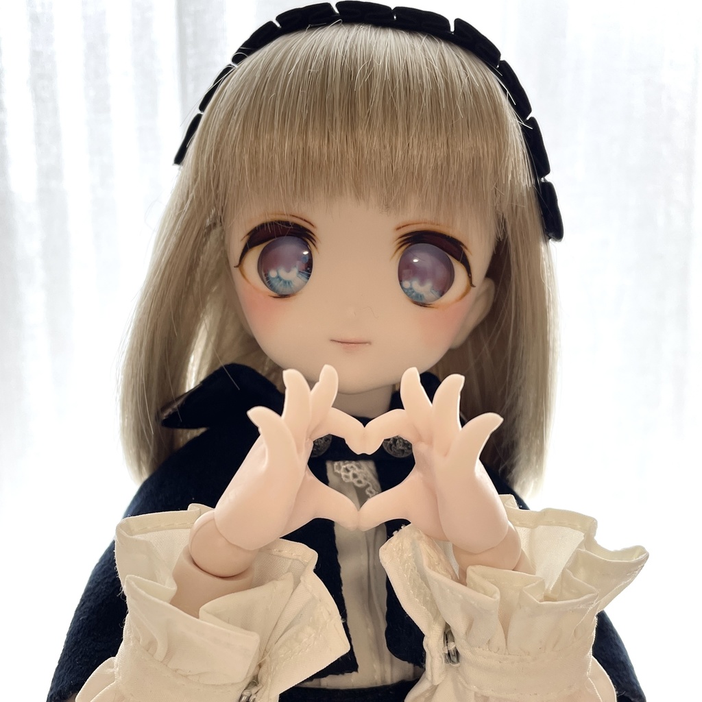 No_SW81 ぎゅっと!ハートハンド(一体型) セミホワイト