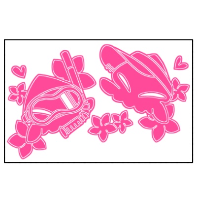 ダイアロステッカー　3枚入り