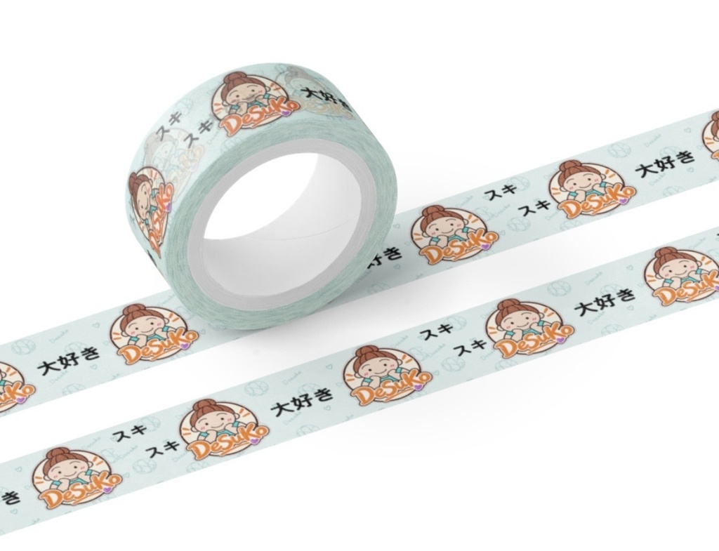 です子の日常 マスキングテープ リアクション3柄 15mm