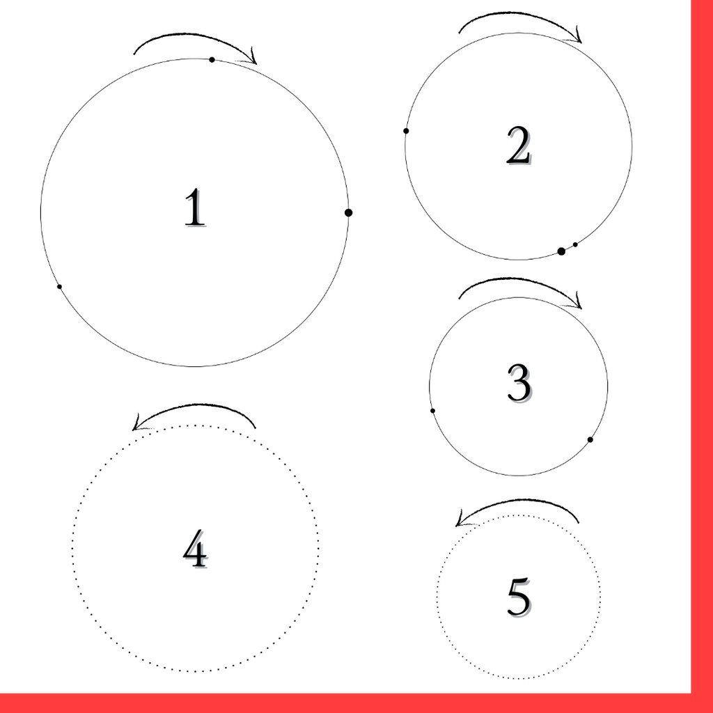 【APNG素材】《黒》めぐる惑星 透過素材 ループ
