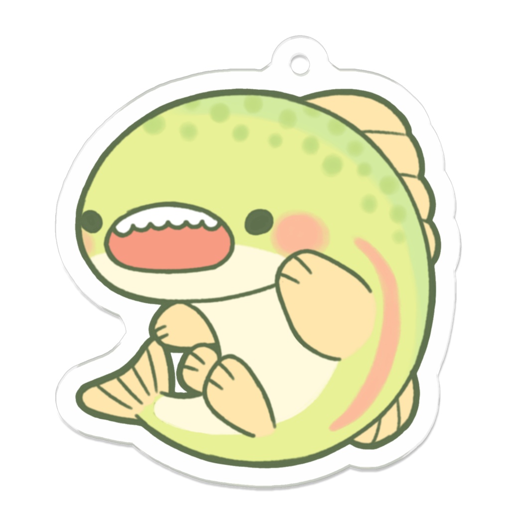 にじますザウルス アクリルキーホルダー