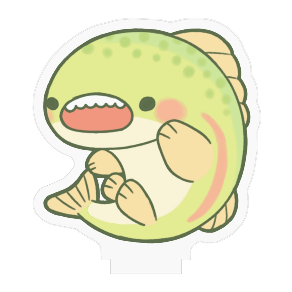 にじますザウルス アクリルフィギュア