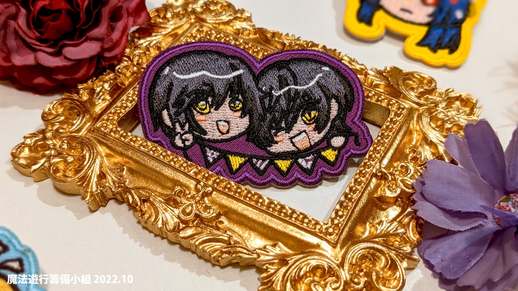 【魔法遊行】五国刺繍缶バッジ-台湾まほやくonly