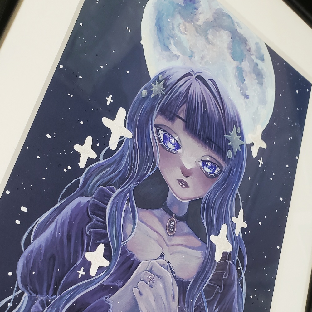 【額装原画】月の光