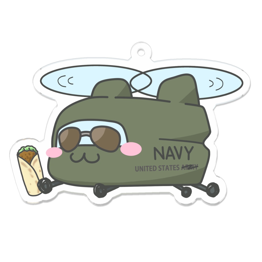 NAVYチヌたんキーホルダー