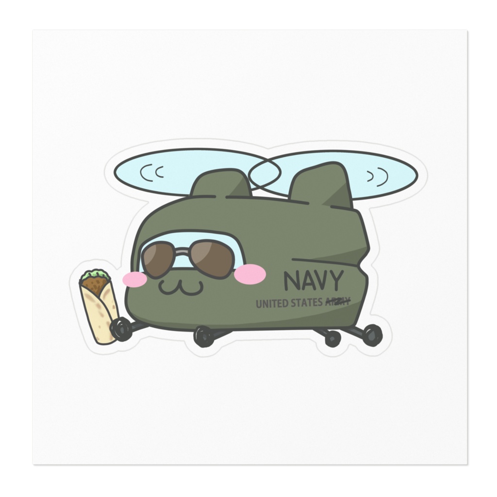 NAVYチヌたんステッカー