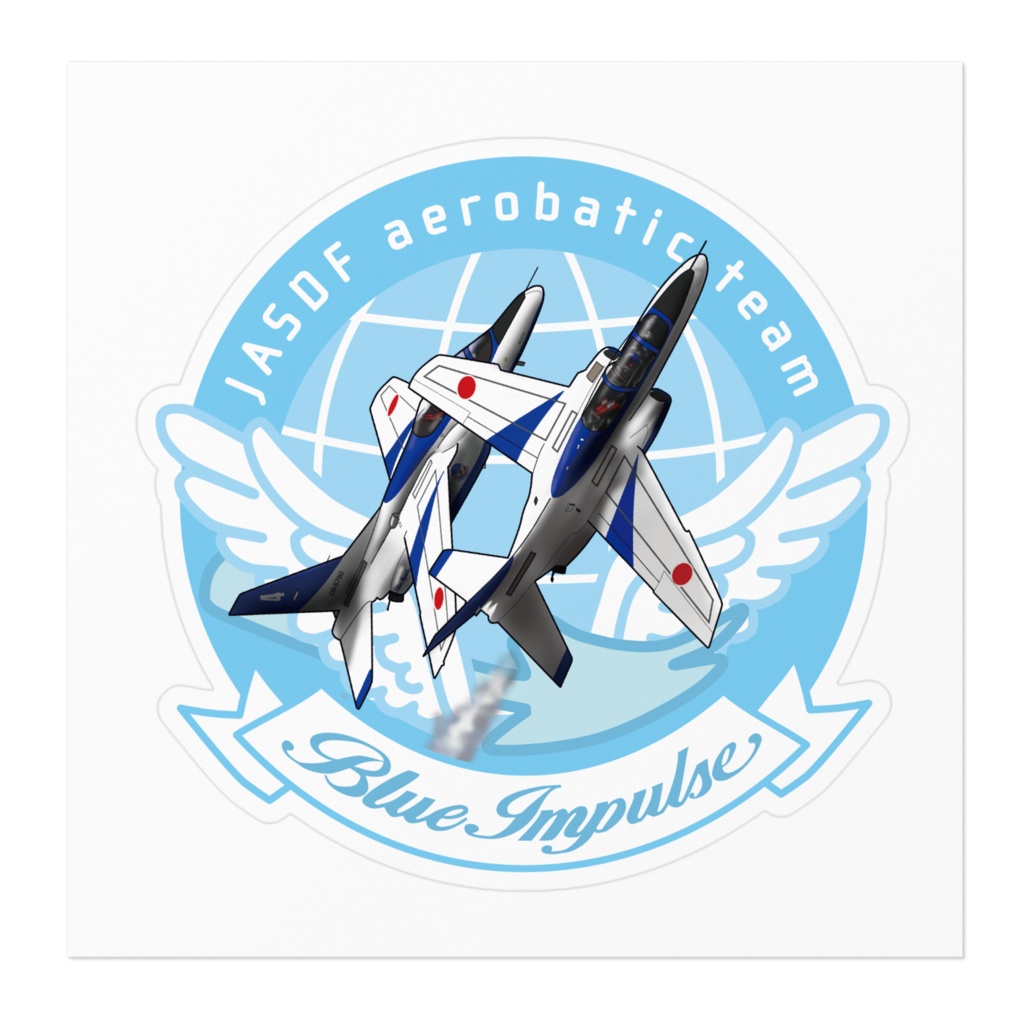 ブルーインパルス2024ステッカー