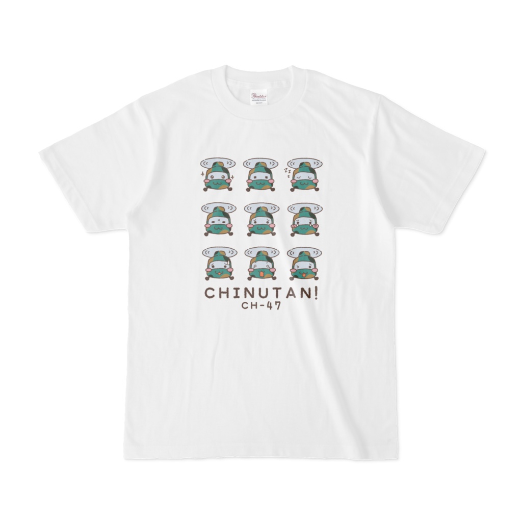 百面相チヌたんTシャツ