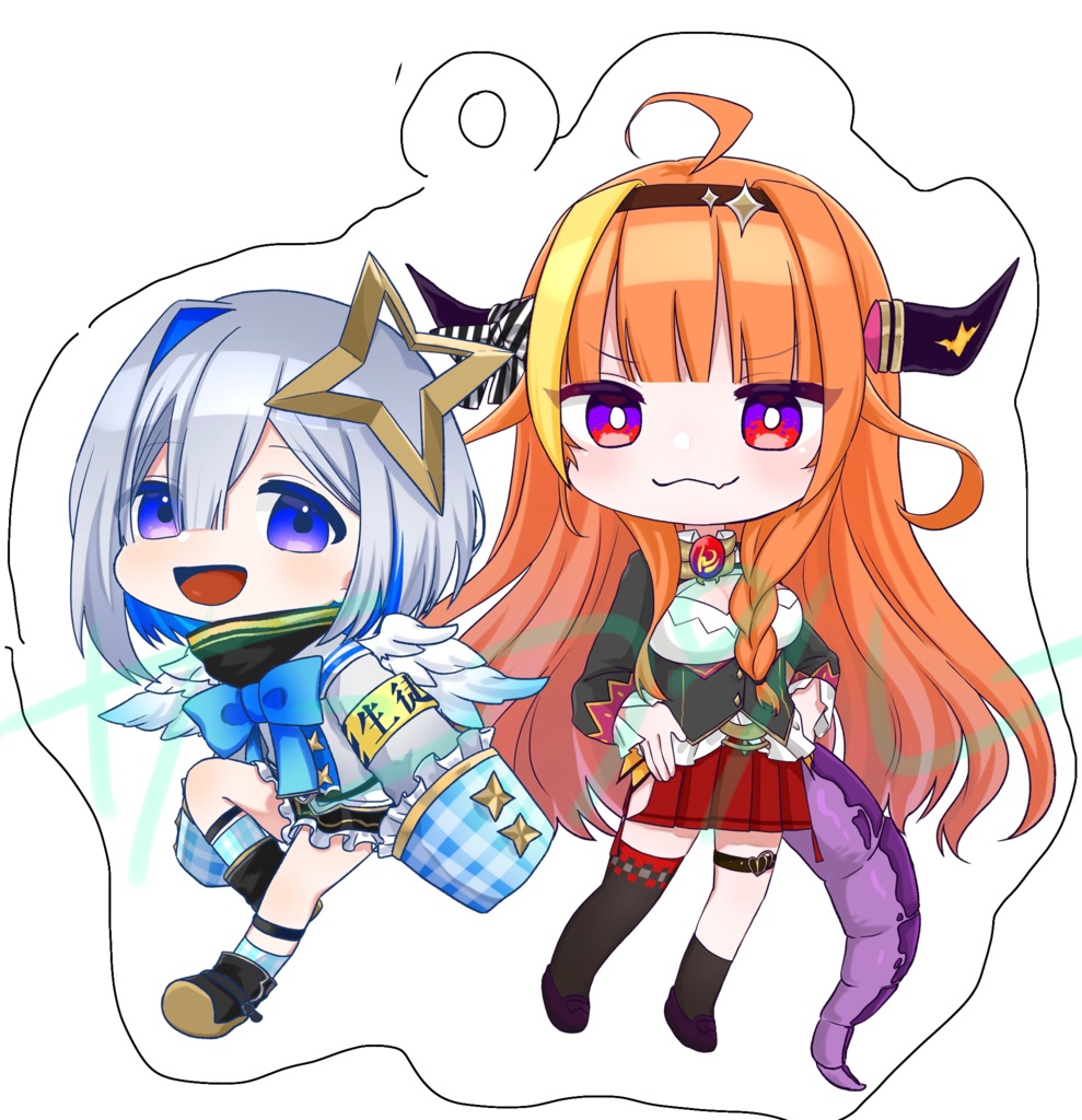 会長&かなたんアクキー