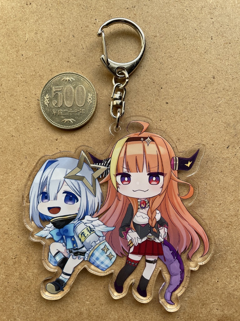 会長&かなたんアクキー