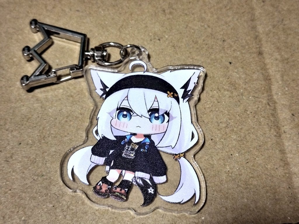 白上キーホルダー