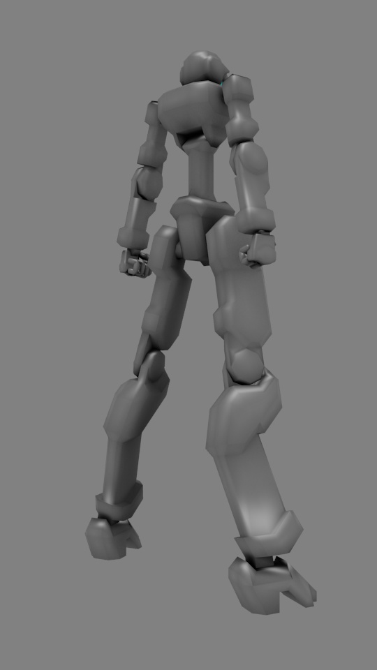 【VRChat】オリジナル3Dモデル「アサルトフレーム000:ネイキッド」