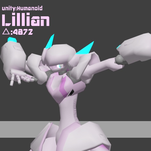 オリジナル3Dモデル：「リリアン」