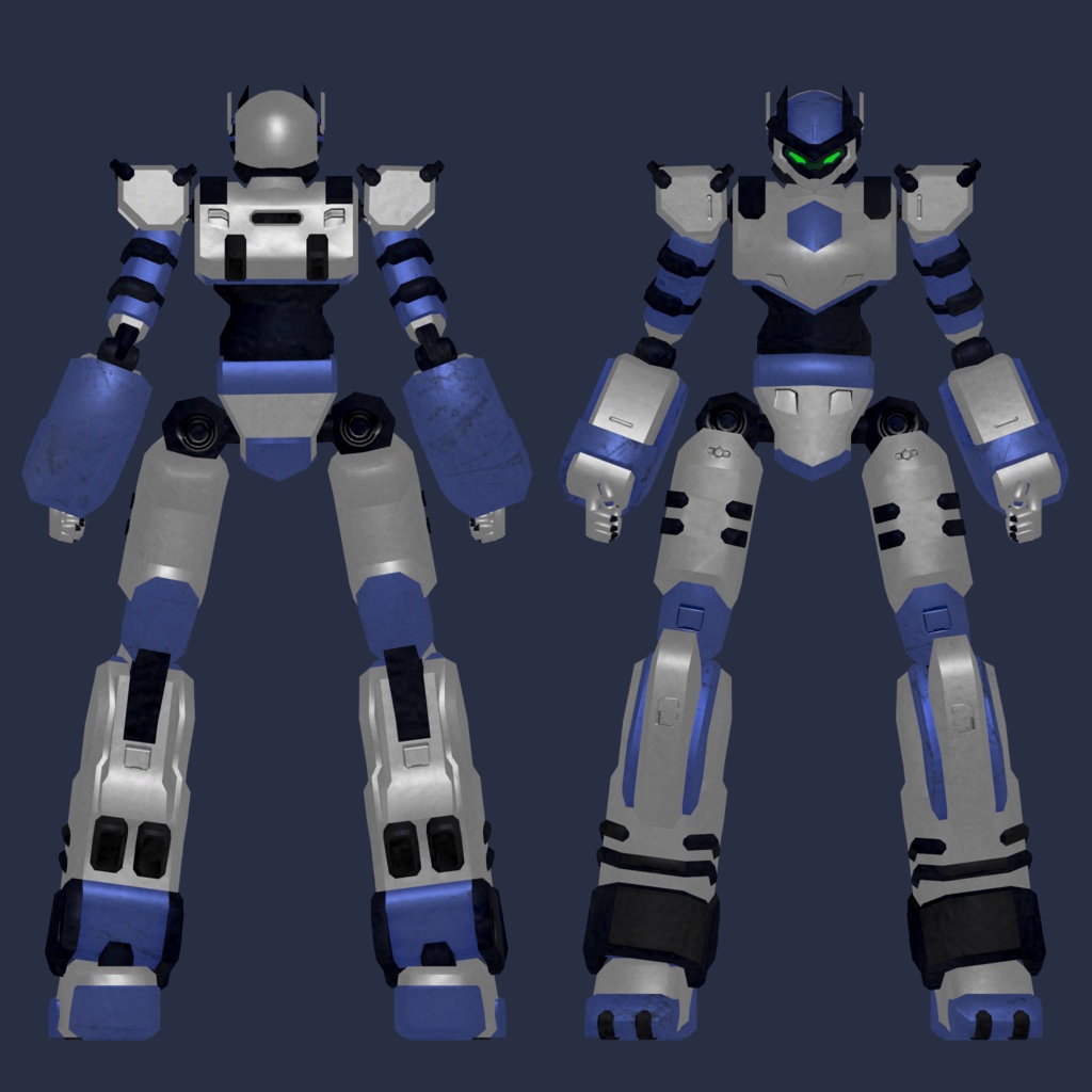 オリジナル3Dモデル「主力量産機:フラン02」