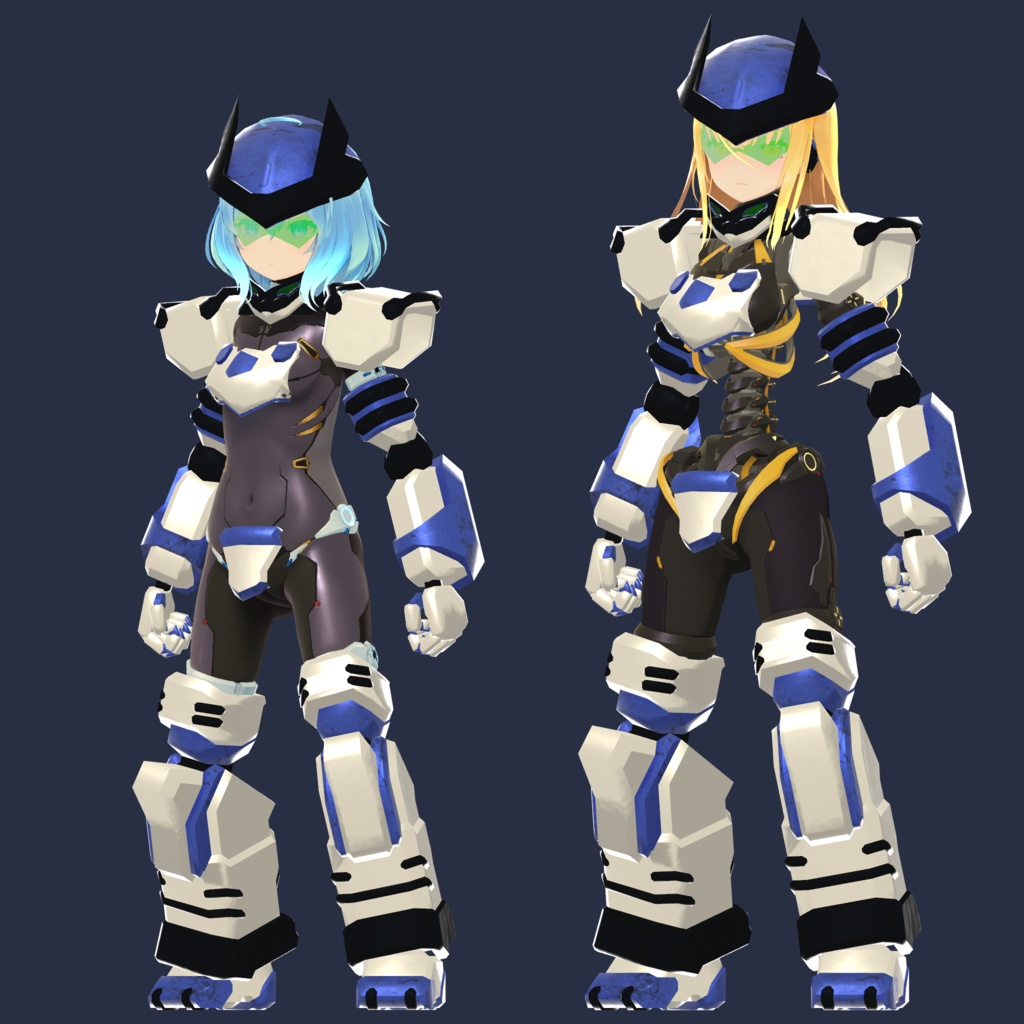 オリジナル3Dモデル「主力量産機:フラン02」