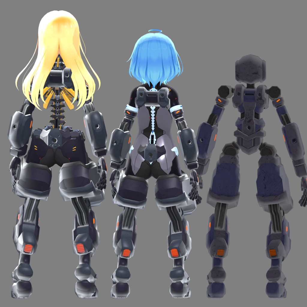 オリジナル3Dモデル「小型汎用機:フローラ02」