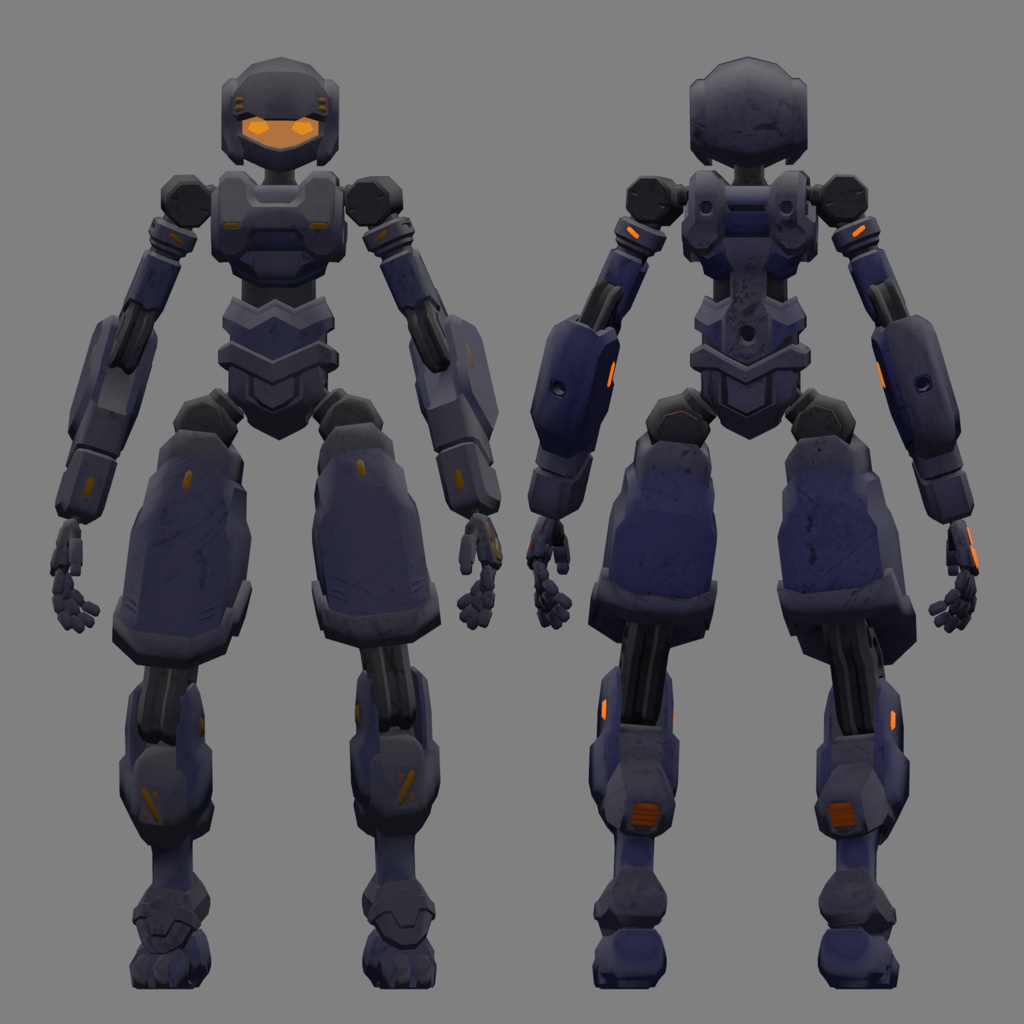 オリジナル3Dモデル「小型汎用機:フローラ02」