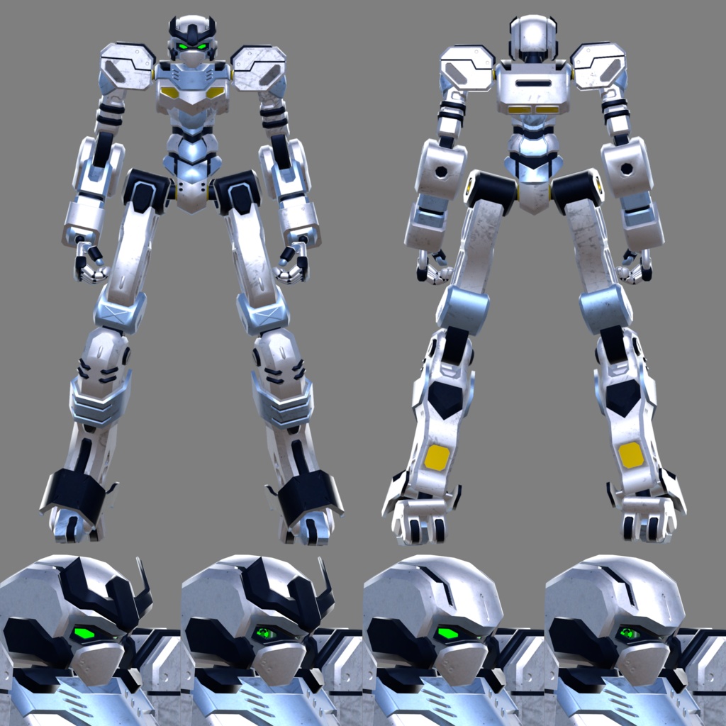 オリジナル3Dモデル「特務精鋭機:フラン・シス」