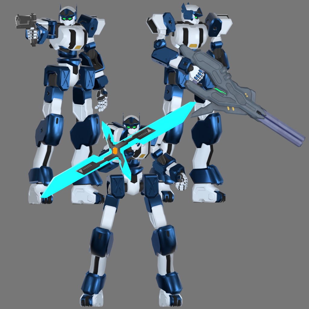 オリジナル3Dモデル「ABS搭載試験機:FRAN-Ken」