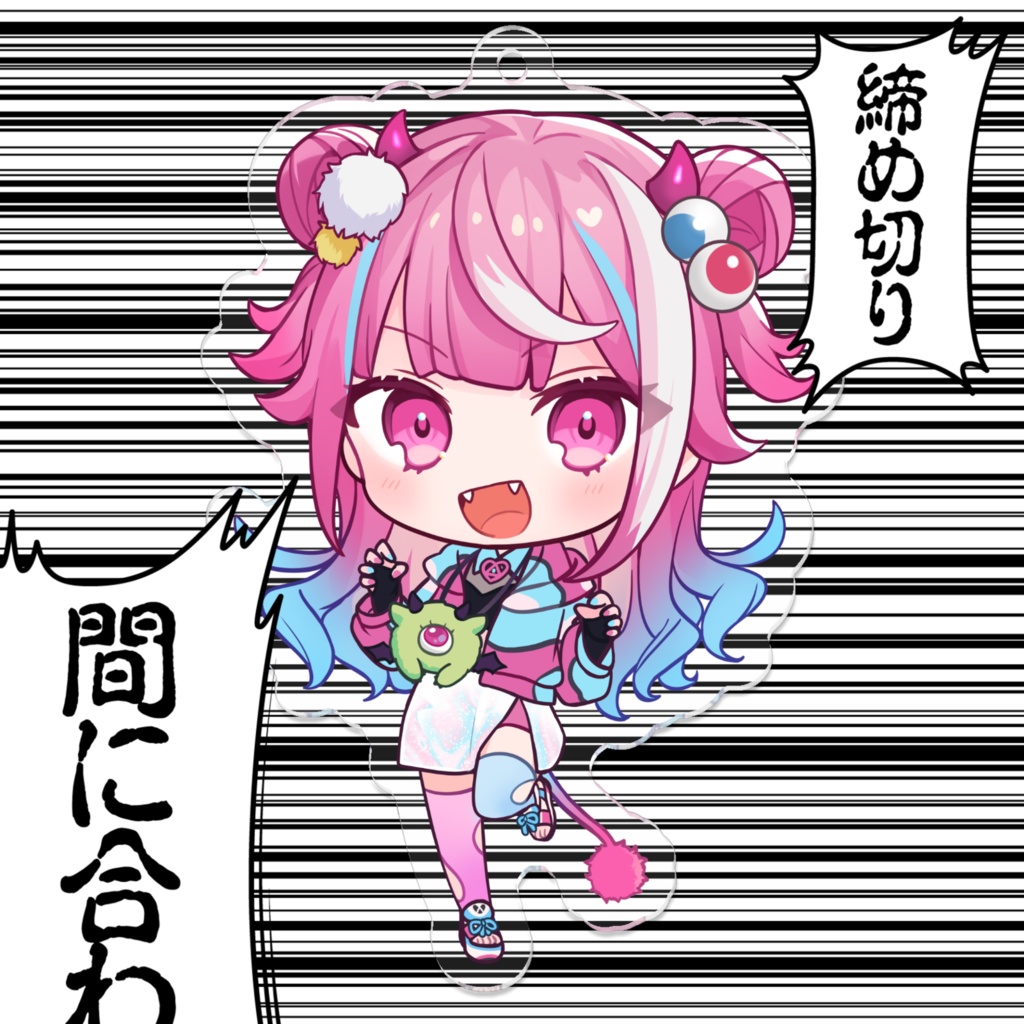 【常設】SDキャラアクリルキーホルダー👾🌸【魔桜エナ】