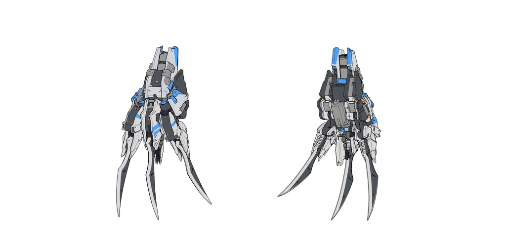 「R.Z.」メカニカル 狼爪・メガミデバイス