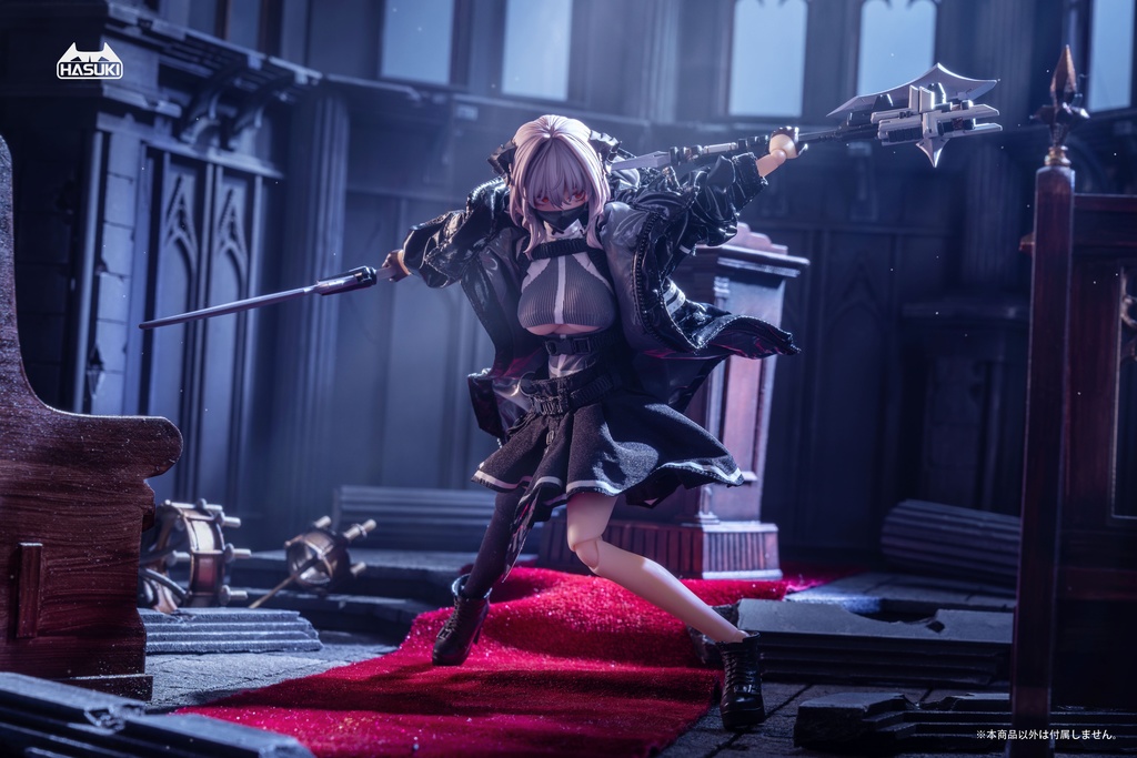 【HASUKI・R.Z.】サキュバスシスター フリーデ ・完成品可動フィギュア・1/12・pocket artシリーズ PA009 ・HASUKI