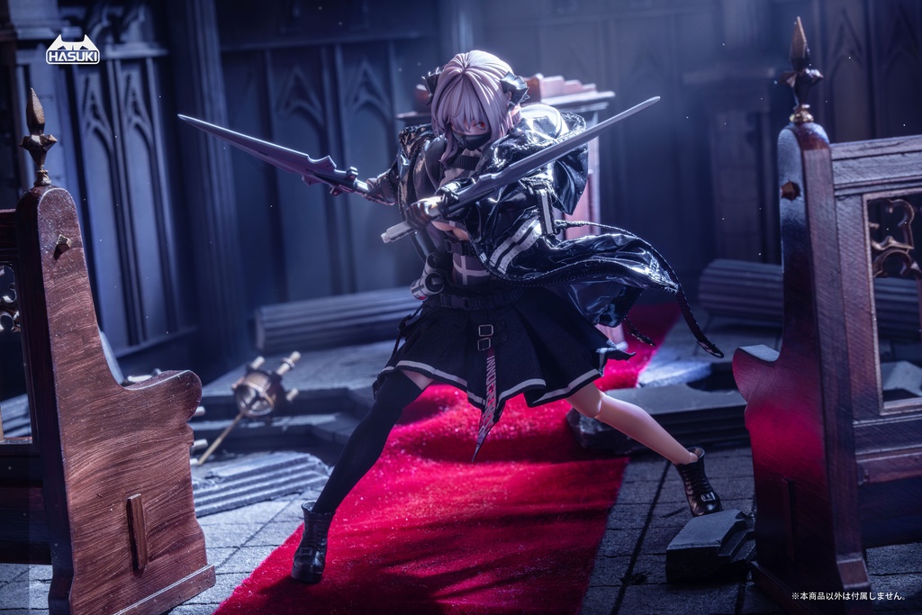 【HASUKI・R.Z.】サキュバスシスター フリーデ ・完成品可動フィギュア・1/12・pocket artシリーズ PA009 ・HASUKI