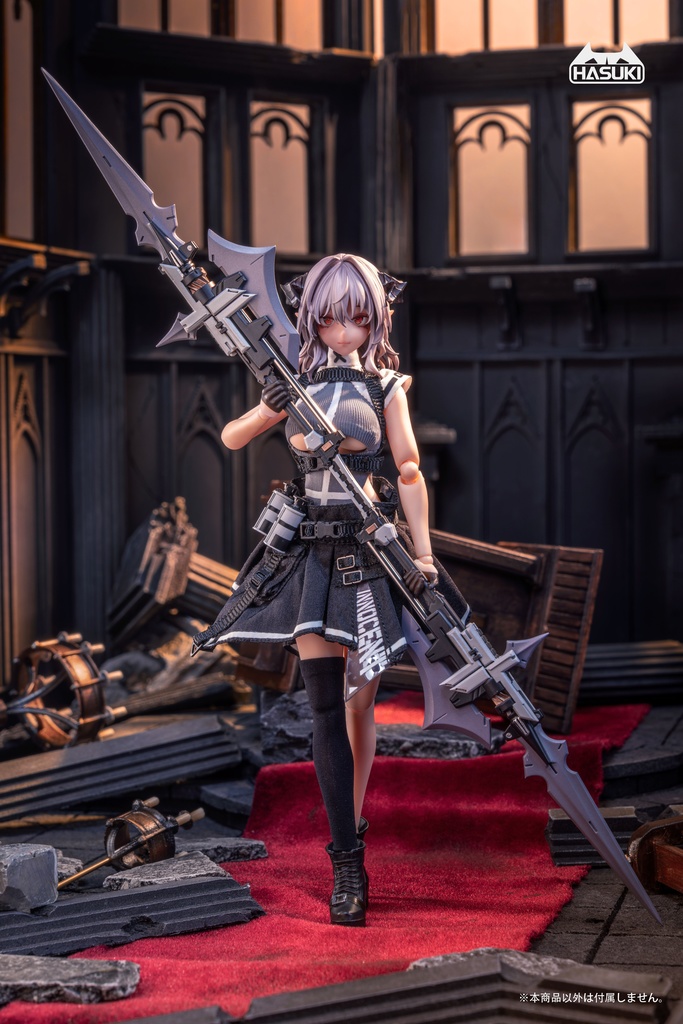 【HASUKI・R.Z.】サキュバスシスター フリーデ ・完成品可動フィギュア・1/12・pocket artシリーズ PA009 ・HASUKI