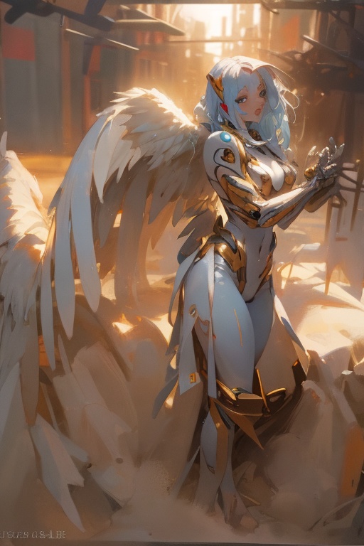 Cyber Angel(生体工学天使)【AI画像】