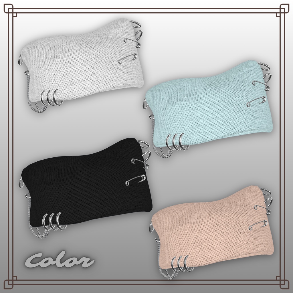 【VRC想定】KnitCap ฅ•ω•ฅ