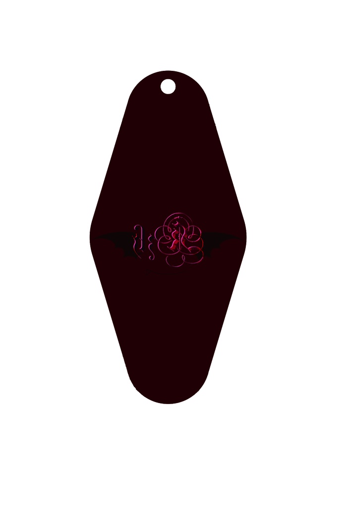 非公式 葛葉 魔界ノりりむ モーテル風アクリルキーホルダー