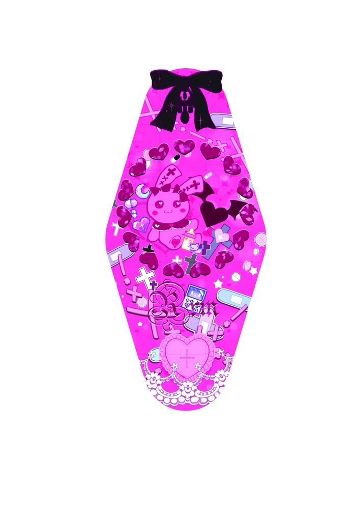 非公式 葛葉 魔界ノりりむ モーテル風アクリルキーホルダー