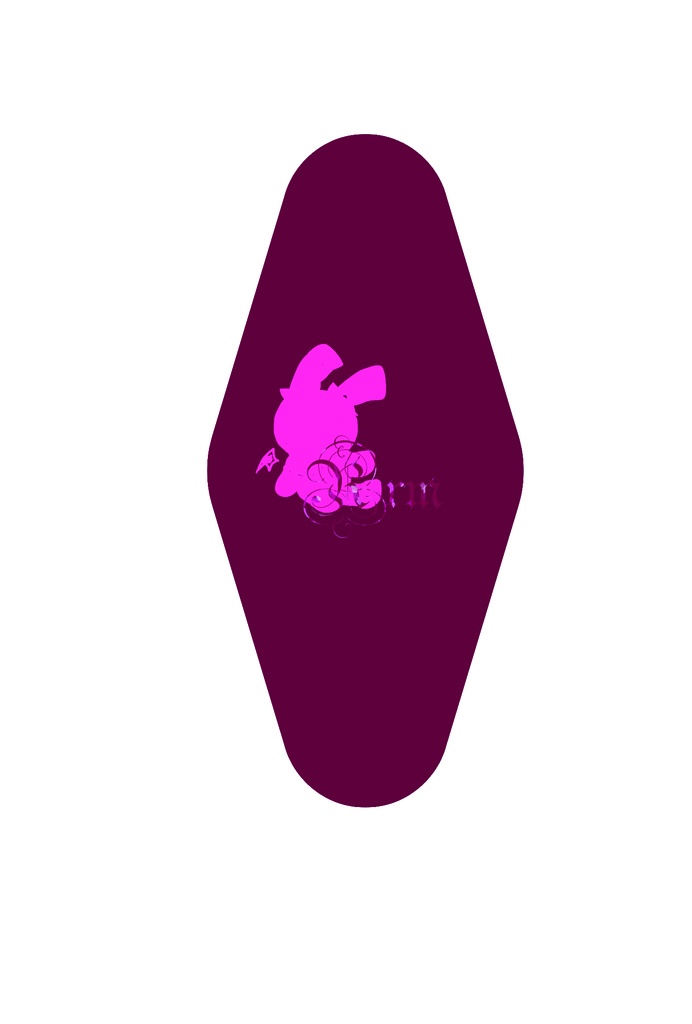 非公式 葛葉 魔界ノりりむ モーテル風アクリルキーホルダー