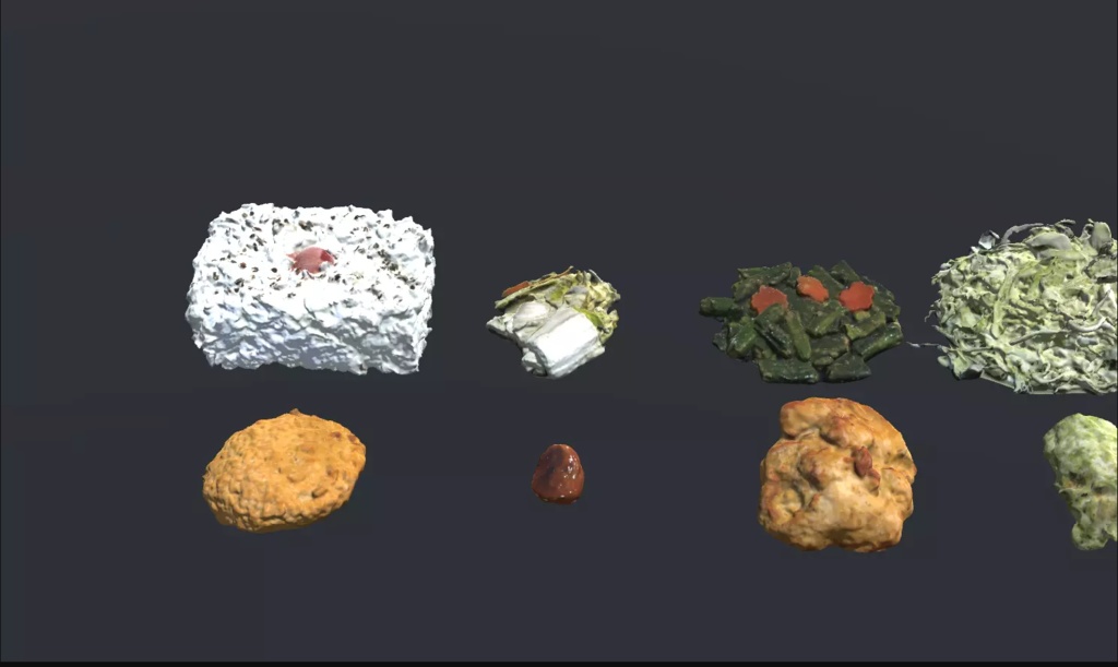 3D食品セット「日本の料理」