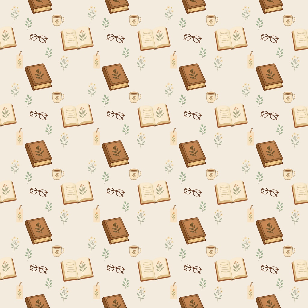 小さな森と暮らす|森の読書時間|デジタルペーパー5枚セット