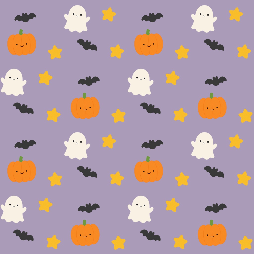 くすみカラーのやさしいハロウィン シームレスパターン10選
