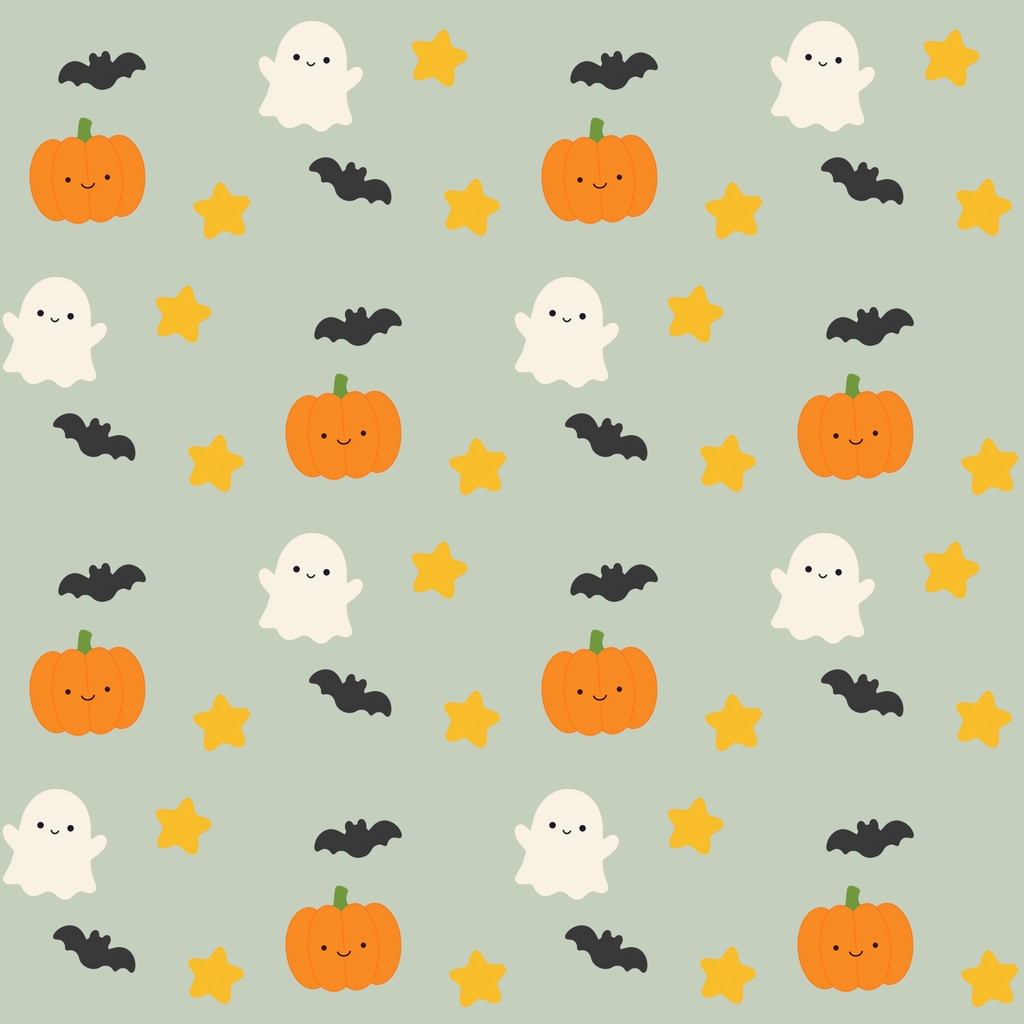 くすみカラーのやさしいハロウィン シームレスパターン10選